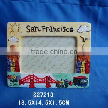 Custom Design Ceramic Souvenir photo frame