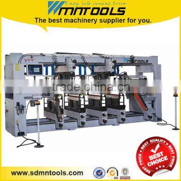 Multiple spindle boring machine for furniture production