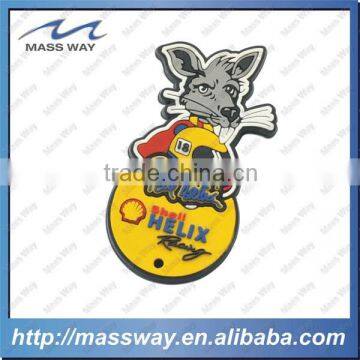 Hotel Gifts Lovely Custom 3D Panda Soft PVC Rubber Cup Mat photo-3