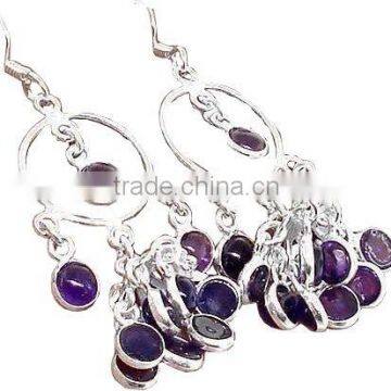 Wholesale 925 Sterling Silver Marcasite Ruby Jewelry K1446, Gold Earrings