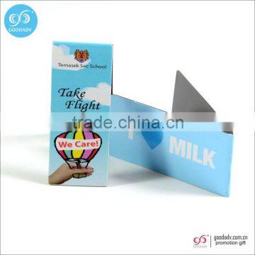 Magnetic folding bookmark custom printed paper fridge magnet bookmark designs for kids