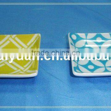 Porcelain dip bowl /square shape chip bowl(113-116)