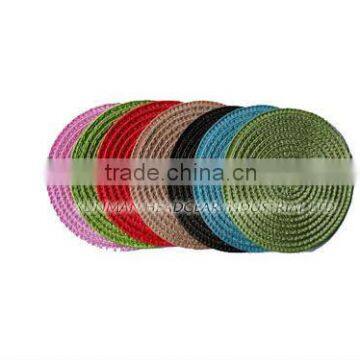 plastic /PP woven coasters