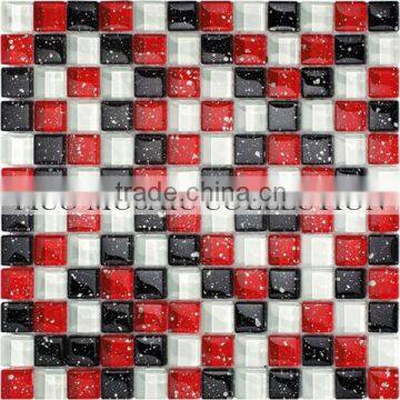 FICO NEW ARRIVAL shinning powder mosaic tile with silver GL2307