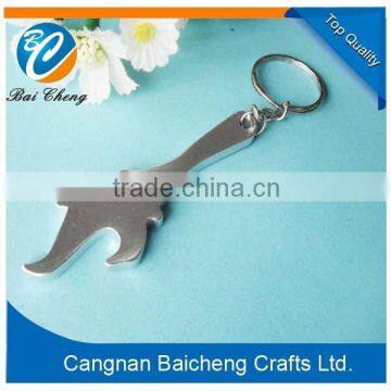 Top quality bottle opener with keyring made in China