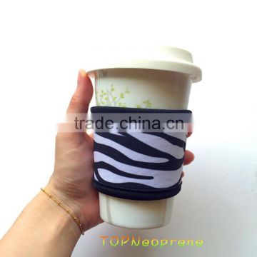 Perfect Fit Neoprene Cup Sleeve for Cold Beverage Cups