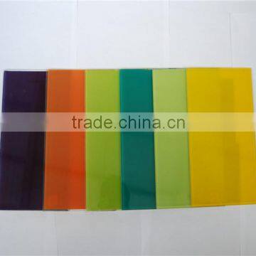 Chinese factory back painted tempered glass with low price