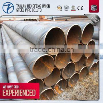 black painting spiral steel pipe