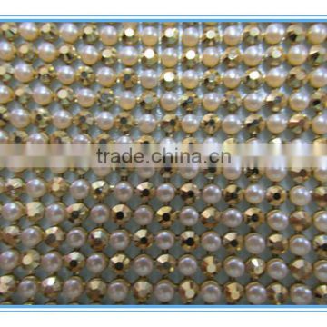 Popular diamond mesh wrap roll sparkle rhinestone ribbon