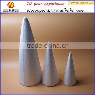 YIPAI white eps cone,polyfoam cone,polystyrene cone