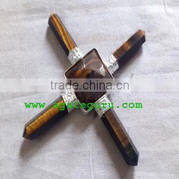 Tiger Eye Pyramid Energy Generators photo-2