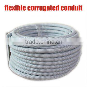 20mm/25mm PVC flexible corrugated conduit/flexible corrugated electrical conduit pipes