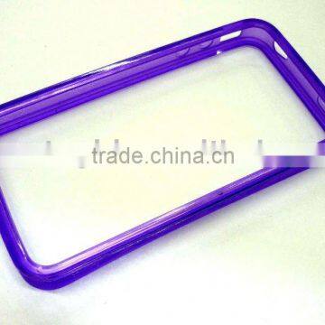 For new iphone 4 plastic TPU cases with colorful frame