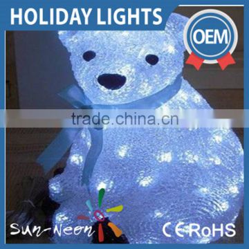 Festival decoration lights cutely bear with bowknot decoration light decorative fancy light