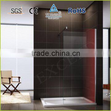 LED light walk in shower screen EX-101C