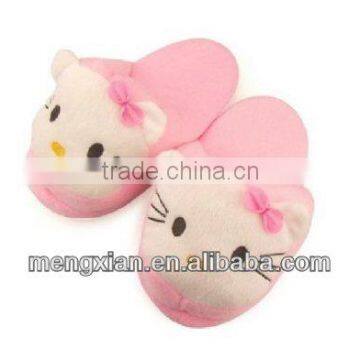 wholesale cute Microfiber Slippers for women Hello Kitty cute plush girl slipper