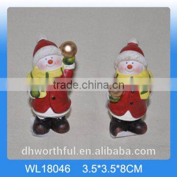 Popular ceramic snowman for christmas decoration