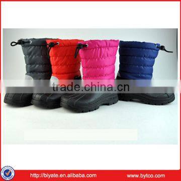 latest design kids Oxford fabrics winter boots