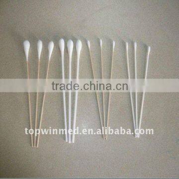 Wooden sticks with cotton buds