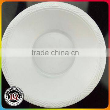7 Inch White Disposable Round Plastic Bowl