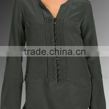 satin kurta tunic tops