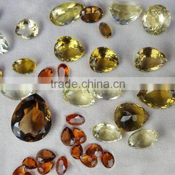 Tear Shaped Faceted Citrine Crytal Beads Crystal Pendulum Jewelry