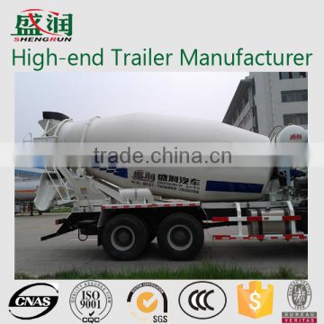 Concrete mixer semi trailer mounted concrete mixer for sale