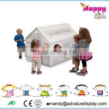 New product cardboard playhouse for kids/playhouse in the park