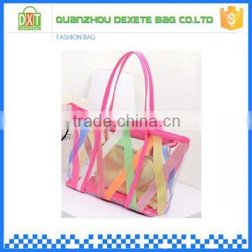 pvc material transparent custom bag in bag handbag organizer                        
                                                Quality Choice