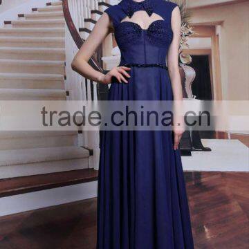 Professional Factory Supply Custom Design evening dress three quarter sleeves wholesale