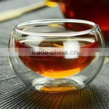 clear double wall tea glass set of 4