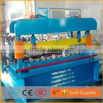 New design-Colorful metal roofing tile Glazed and trapezoid profile double layer roll forming machine