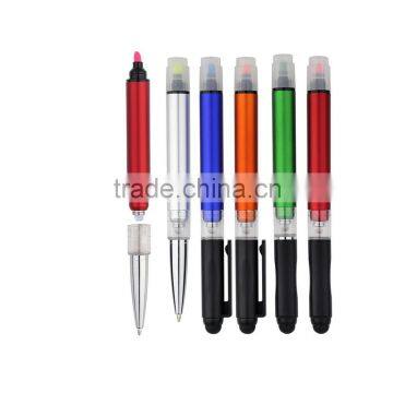 Promotional magic fluorescent marker pen / highlighter marker pen for advertising LED writing