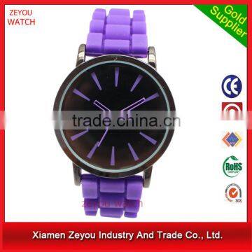 China New Fashion Silicone Watch Japan Geneva Silicone Watch Woman photo-5