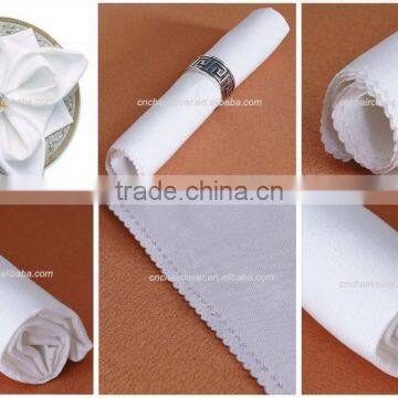 Wedding Polyester White Table Napkin