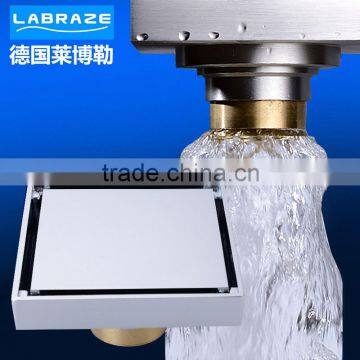 LABRAZE LE8201C Bathroom/kitchen Brass Floor Drains With Chrome Plating photo-2