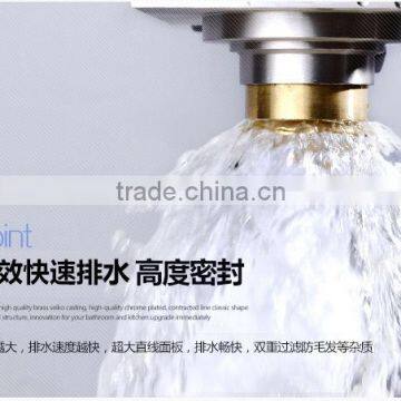 LABRAZE LE8503N Bathroom/kitchen Brass Floor Drains With Copper Wire Drawing photo-5