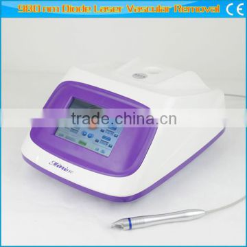 New 980nm Diode Laser Vascular Removal for Linear angitelectasis/ cherry angiomas/ age & sun spots treatment