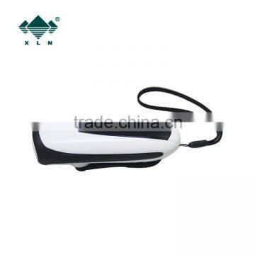 Mini Portable Crank handle LED dynamo flashlight with smartphone charger