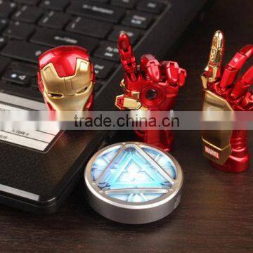 2016 HotSale Iron Man USB Flash Drive Pen Drive Crystal Diamond PenDrive 4GB 8GB 16GB 32GB 64GB Memory Stick/Thumb/Pendrives photo-2