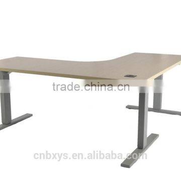 China Wholesale Executive L-shape Height Adjustable Computer&office Desk and Table photo-6