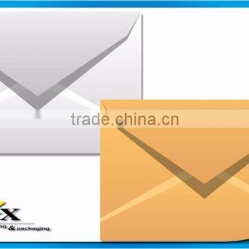 long distance transportation plain colored cardboard envelopes for letter packaging