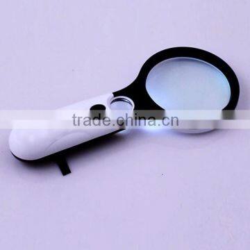 2X95mm 45X22mm 3 LED Lights High Definition Low Vision Illuminating Magnifier photo-3