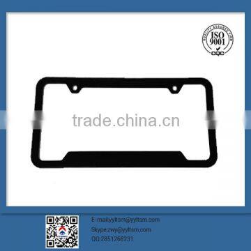 2015 plastic high quality best selling license plate frame