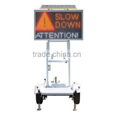 Solar Power Mobile Trailer LED Sign photo-2