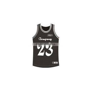 Custom design basketball mesh jersey