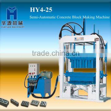 New technology cement block making machine HYM 4-25