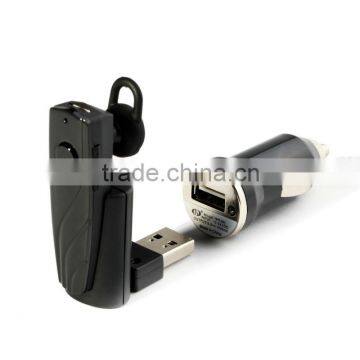 Car Bluetooth mono Headset with holder/charging dock