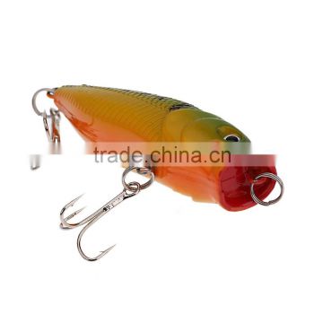 7cm 8.8g Popper Fishing Lure Hard Bait with Treble Hooks Fishing Tackle