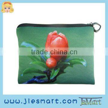 JSMART customized printing bags change purse MOQ FREE customized giftware